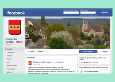 Page Facebook de Brières