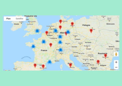 Carte géographique interactive – Theraclion